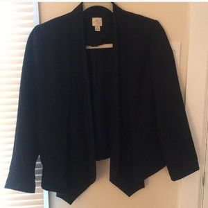 LC Lauren Conrad Drape Front Blazer